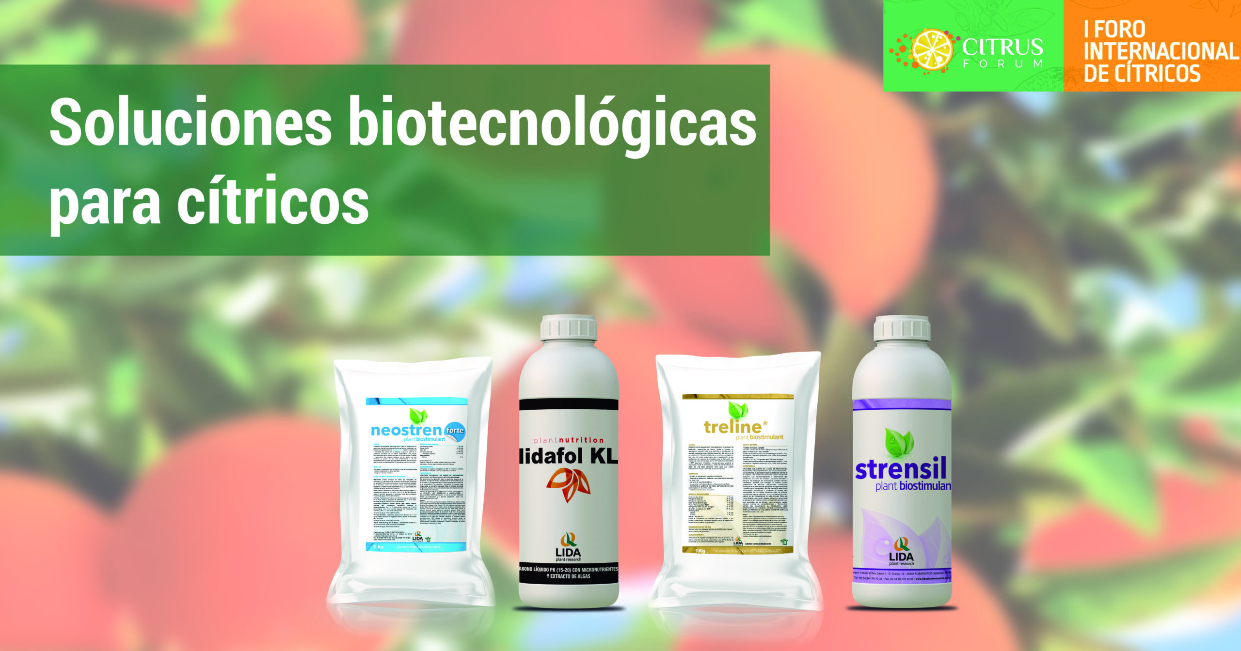 LIDA presentará sus soluciones biotecnológicas para cítricos en Citrus Forum